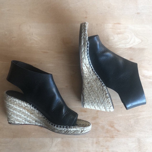 CÉLINE Wedge Espadrille Sandals Size 36 - Picture 9 of 13